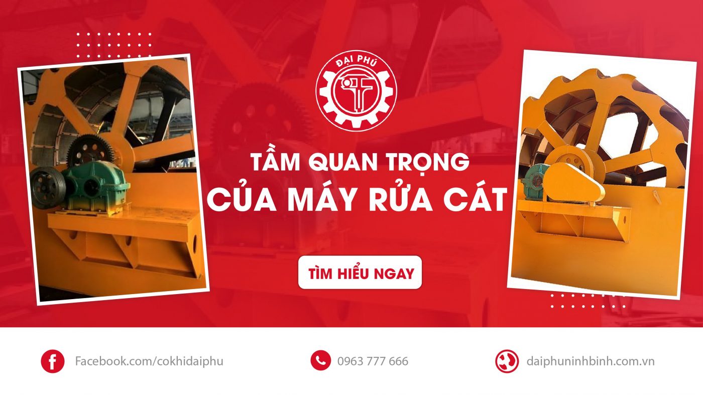 Tầm quan trọng của máy rửa cát trong dây chuyền nghiền cát